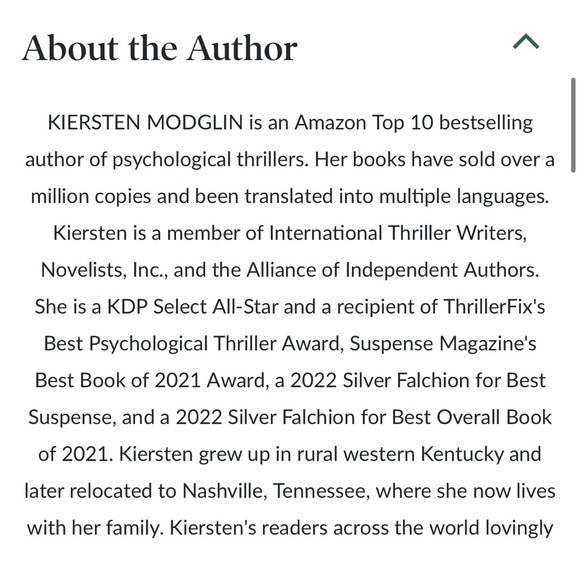 The Hollow by Kiersten Modglin Paperback Book Adult Fiction Mystery Thriller - Picture 15 of 17